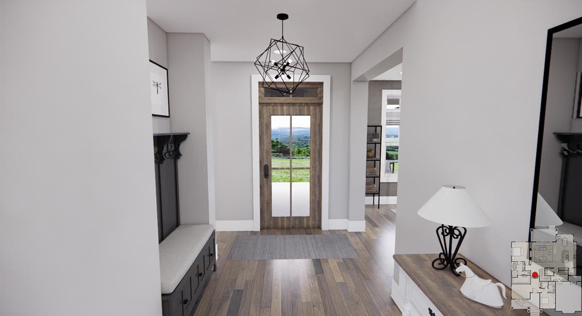 Plan 14751RK: Modern Farmhouse Plan Under 2300 Square Feet with Home Office - Image #9 - Country, Craftsman, Farmhouse, Modern Farmhouse, New American