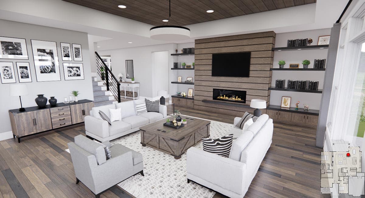 Plan 14751RK: Modern Farmhouse Plan Under 2300 Square Feet with Home Office - Image #13 - Country, Craftsman, Farmhouse, Modern Farmhouse, New American
