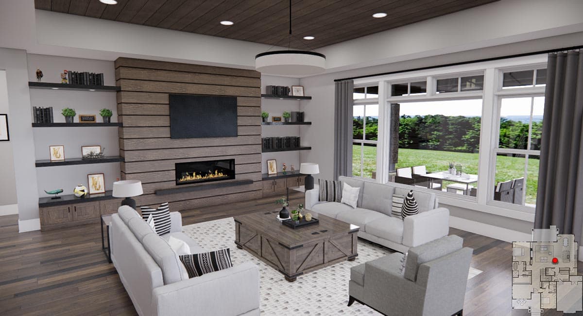 Plan 14751RK: Modern Farmhouse Plan Under 2300 Square Feet with Home Office - Image #15 - Country, Craftsman, Farmhouse, Modern Farmhouse, New American