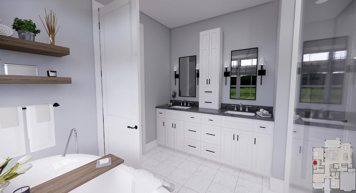 Plan 14751RK: Modern Farmhouse Plan Under 2300 Square Feet with Home Office - Image #28 - Country, Craftsman, Farmhouse, Modern Farmhouse, New American