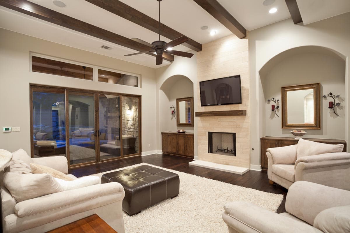 Plan 333021JHB: 5-Bed Modern Mediterranean Home Plan with Private Casita - Image #4