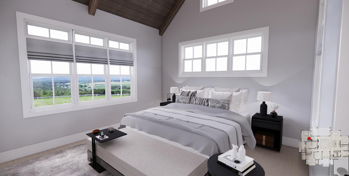 Plan 14752RK: Modern Farmhouse with Home Office and 12-Foot-Deep Rear Porch and Bonus Expansion - Image #21 - Country, Craftsman, Farmhouse, Modern Farmhouse, New American