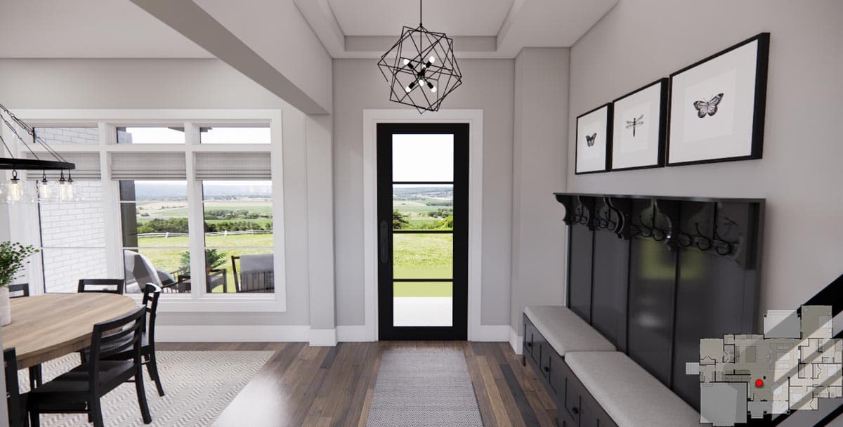 Plan 14753RK: New American Farmhouse with Main Floor Flex Room and Bonus Expansion - 2336 Sq Ft - Image #9 - Country, Craftsman, Modern Farmhouse, New American