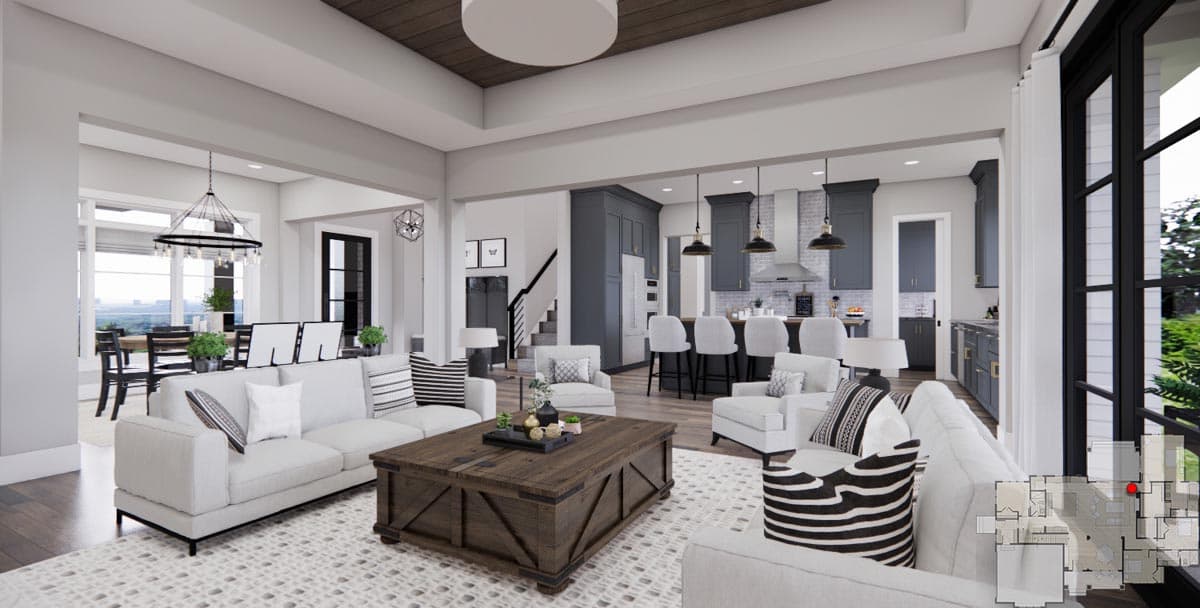 Plan 14753RK: New American Farmhouse with Main Floor Flex Room and Bonus Expansion - 2336 Sq Ft - Image #16 - Country, Craftsman, Modern Farmhouse, New American