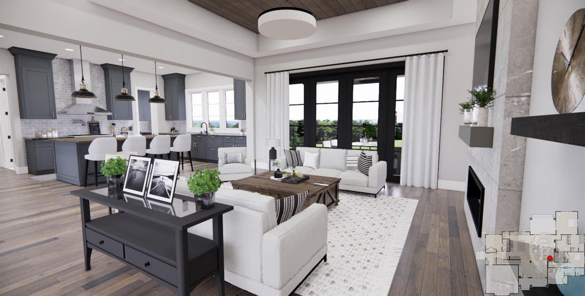 Plan 14753RK: New American Farmhouse with Main Floor Flex Room and Bonus Expansion - 2336 Sq Ft - Image #18 - Country, Craftsman, Modern Farmhouse, New American