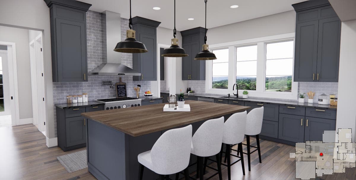 Plan 14753RK: New American Farmhouse with Main Floor Flex Room and Bonus Expansion - 2336 Sq Ft - Image #19 - Country, Craftsman, Modern Farmhouse, New American