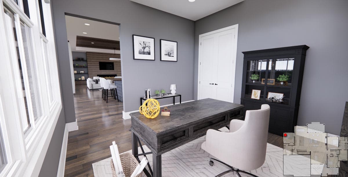 Plan 14754RK: 2600 Square Foot Rustic Traditional House Plan with 10-Foot-Deep Rear Porch - Image #18 - Cottage, Country, New American, Rustic, Traditional