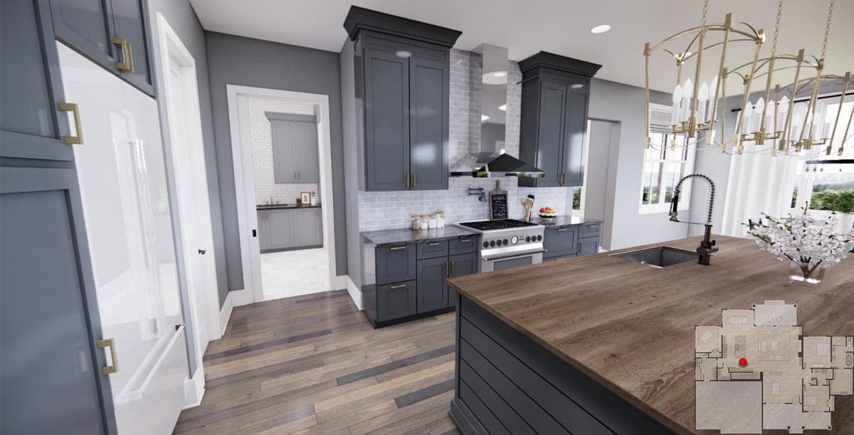 Plan 14754RK: 2600 Square Foot Rustic Traditional House Plan with 10-Foot-Deep Rear Porch - Image #19 - Cottage, Country, New American, Rustic, Traditional