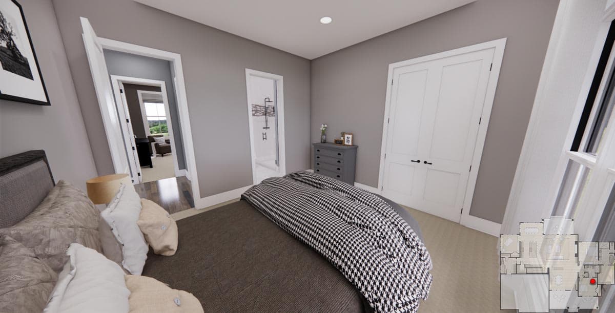 Plan 14754RK: 2600 Square Foot Rustic Traditional House Plan with 10-Foot-Deep Rear Porch - Image #26 - Cottage, Country, New American, Rustic, Traditional