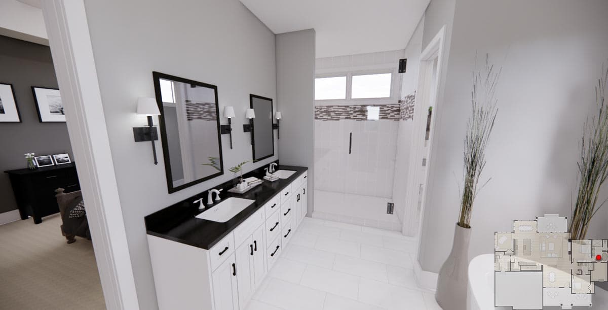 Plan 14754RK: 2600 Square Foot Rustic Traditional House Plan with 10-Foot-Deep Rear Porch - Image #30 - Cottage, Country, New American, Rustic, Traditional