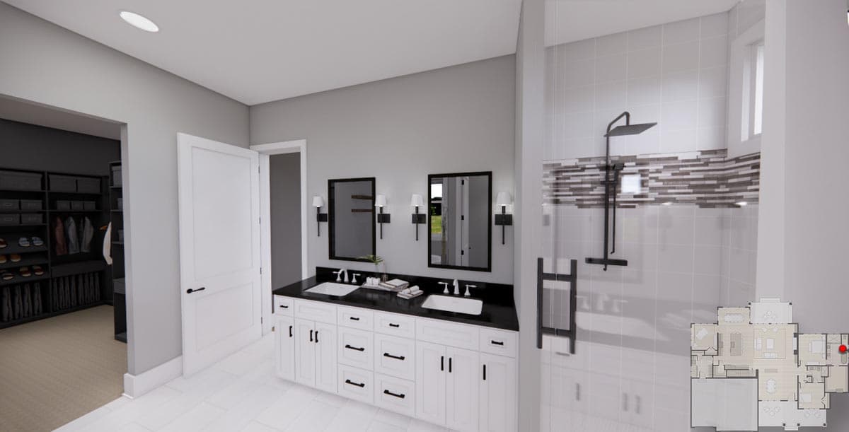 Plan 14754RK: 2600 Square Foot Rustic Traditional House Plan with 10-Foot-Deep Rear Porch - Image #31 - Cottage, Country, New American, Rustic, Traditional