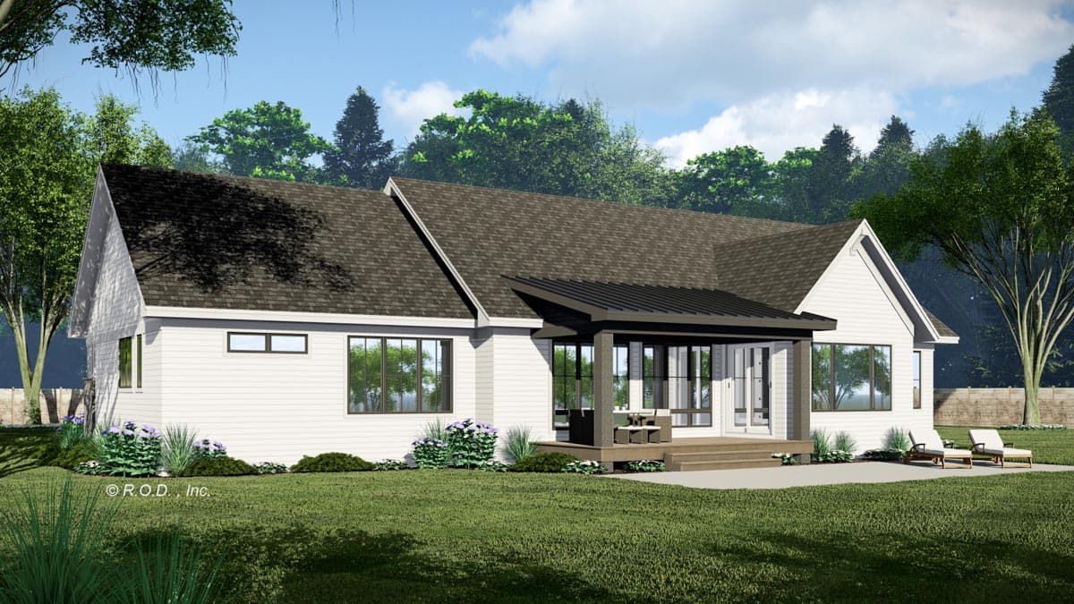 Plan 14755RK: 2544 Square Foot One-Story 2-Bed House Plan with Home Office - Image #7 - Craftsman, New American, Ranch, Rustic