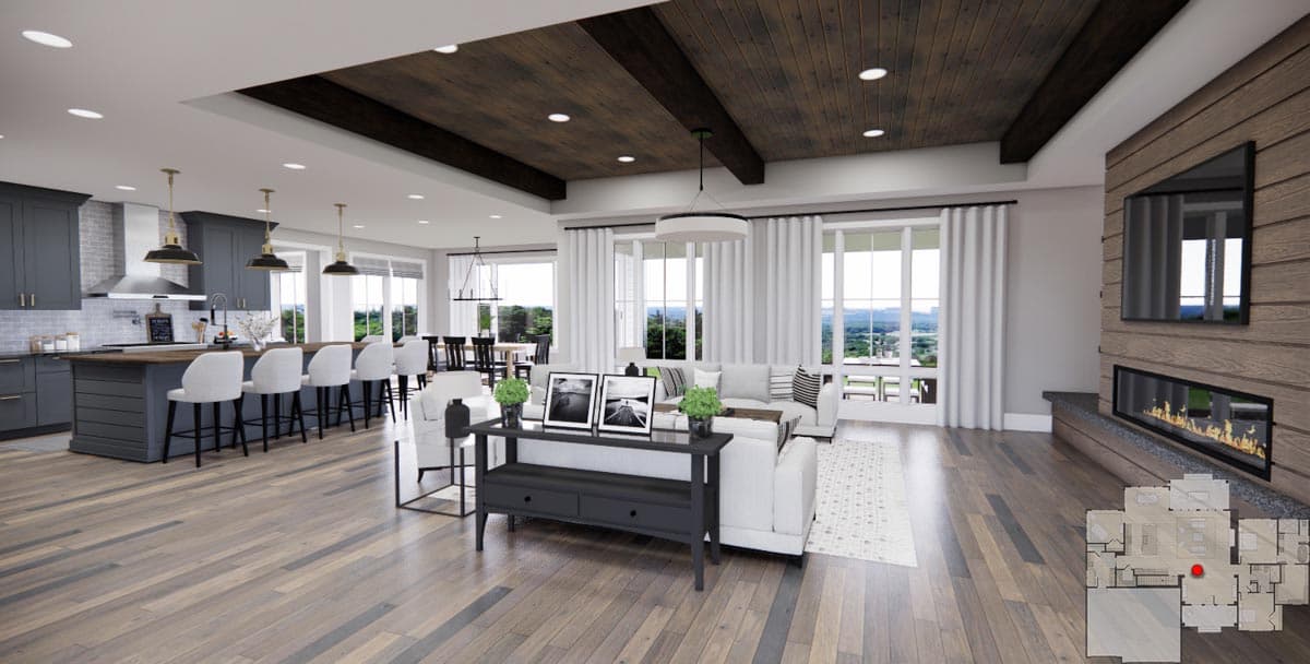 Plan 14755RK: 2544 Square Foot One-Story 2-Bed House Plan with Home Office - Image #10 - Craftsman, New American, Ranch, Rustic