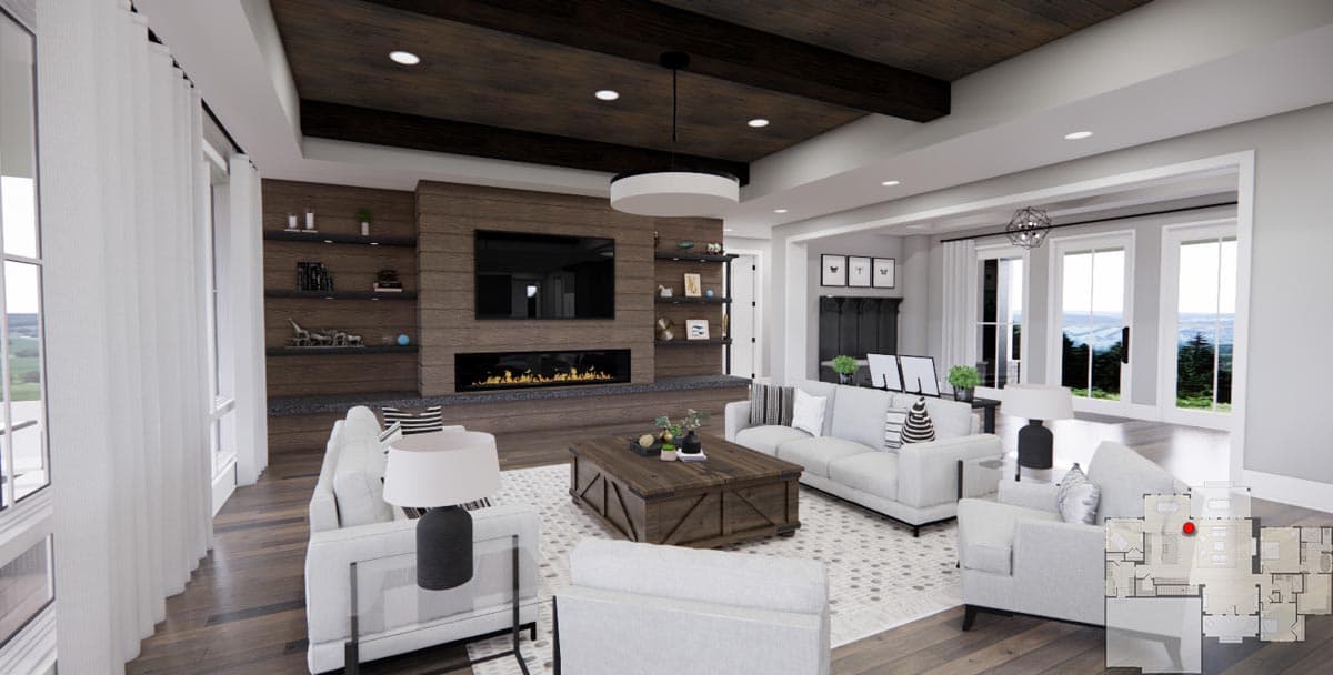 Plan 14755RK: 2544 Square Foot One-Story 2-Bed House Plan with Home Office - Image #12 - Craftsman, New American, Ranch, Rustic