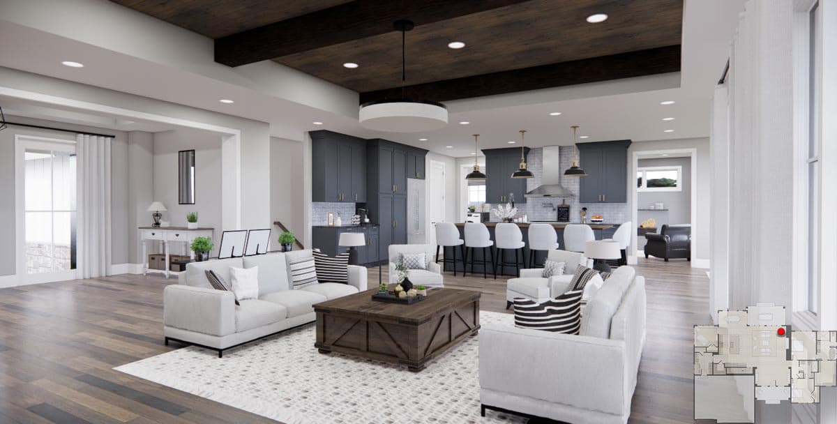 Plan 14755RK: 2544 Square Foot One-Story 2-Bed House Plan with Home Office - Image #13 - Craftsman, New American, Ranch, Rustic