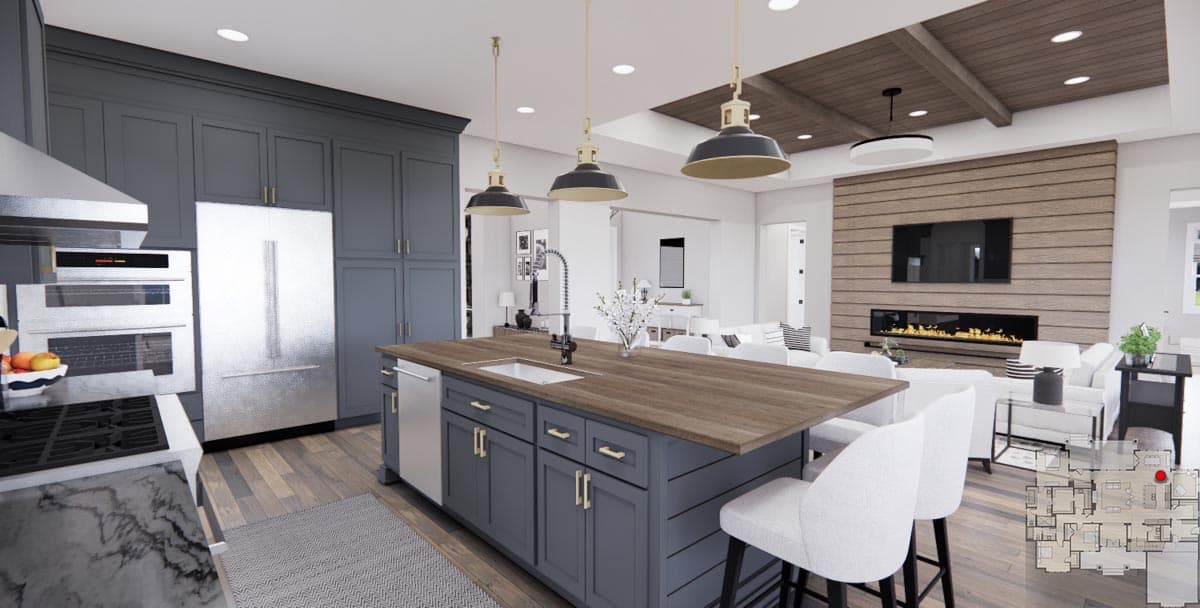Plan 14759RK: 2660 Square Foot 3 Bed Modern Farmhouse with Home Office and Laundry Access to Master Suite - Image #19 - Country, Craftsman, Modern Farmhouse, New American