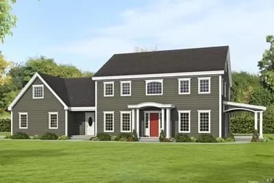 Traditional Colonial House Plan with Options for Master Suite Layout - 3307 Sq Ft