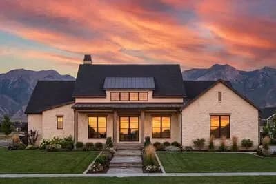 4-Bed Hill Country Home Plan with Vaulted Family Room