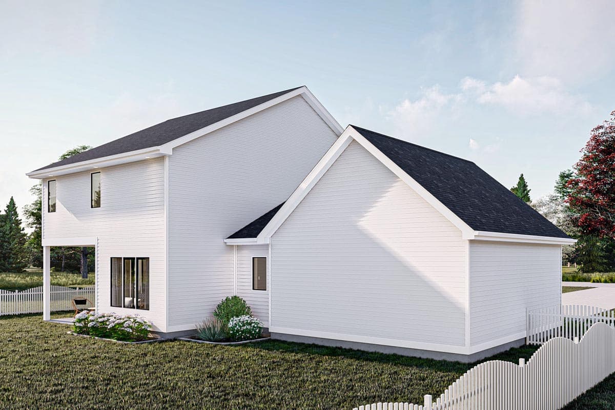 Plan 623239DJ: Colonial House Plan Under 2300 Square Feet with Home Office and 3 Upstairs Bedrooms - Image #15 - Colonial, Country, Traditional
