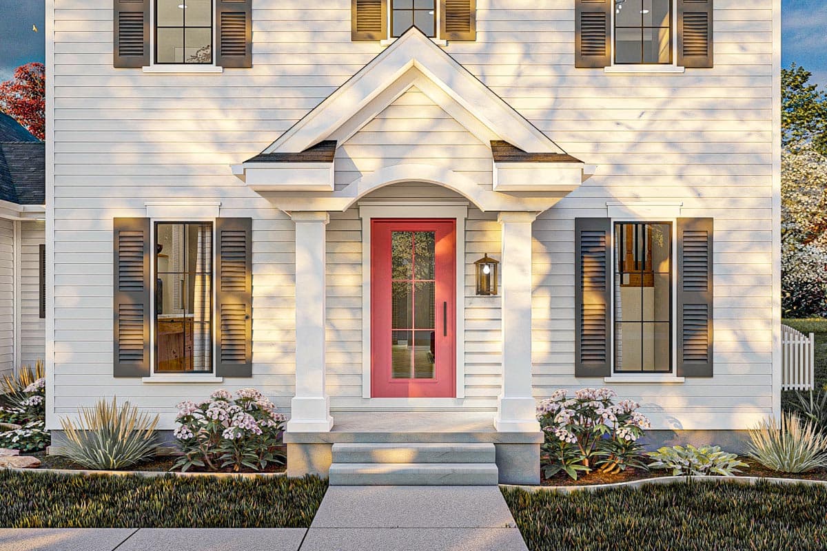 Plan 623239DJ: Colonial House Plan Under 2300 Square Feet with Home Office and 3 Upstairs Bedrooms - Image #19 - Colonial, Country, Traditional