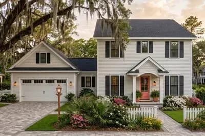 Colonial House Plan Under 2300 Square Feet with Home Office and 3 Upstairs Bedrooms