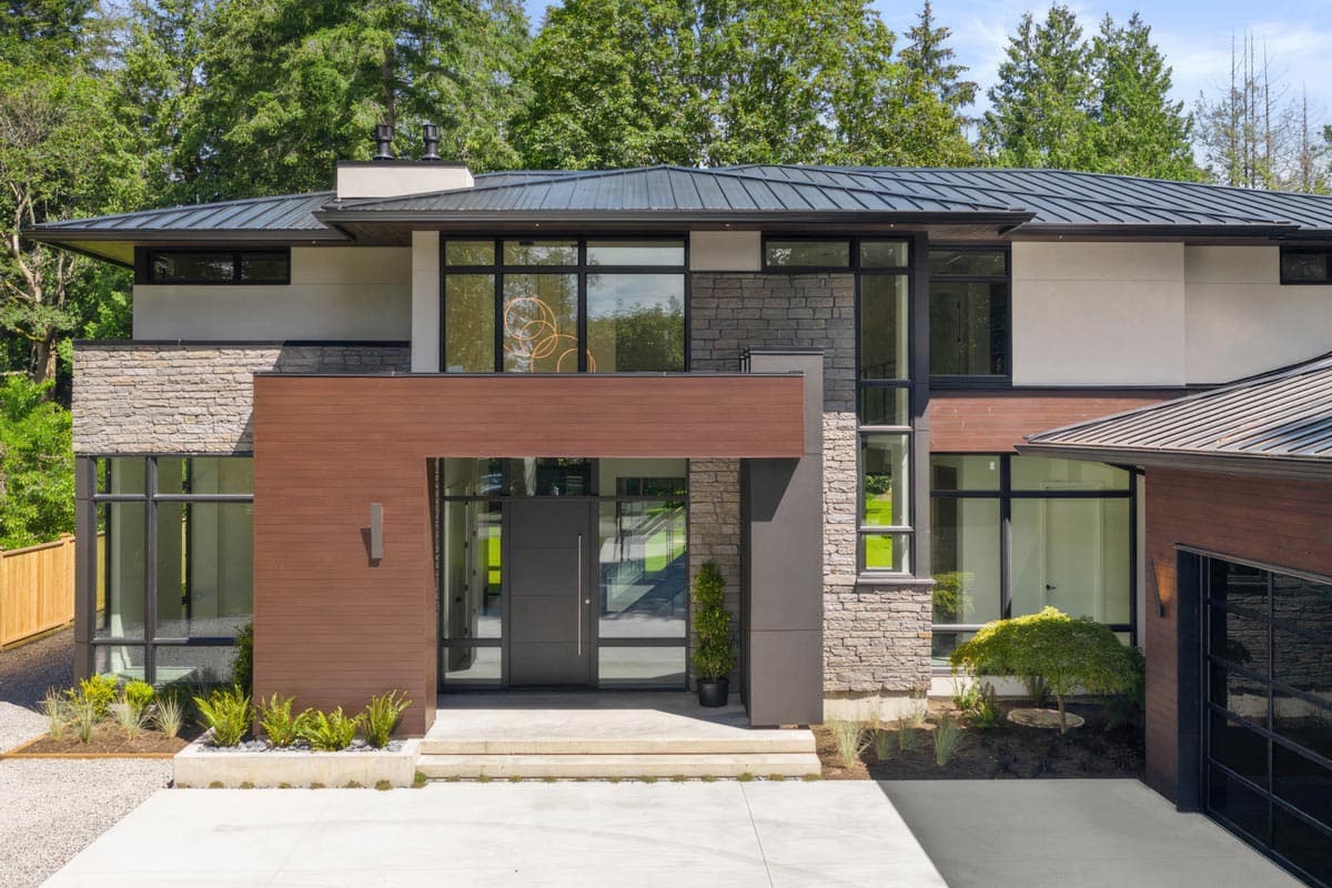 Plan 270073AF: 4-Bed Modern House Plan with All Bedrooms Upstairs - 4003 Sq Ft - Image #5 - Contemporary, Modern, Northwest, Prairie