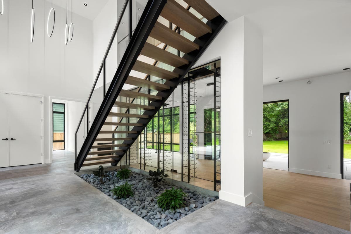 Plan 270073AF: 4-Bed Modern House Plan with All Bedrooms Upstairs - 4003 Sq Ft - Image #7 - Contemporary, Modern, Northwest, Prairie