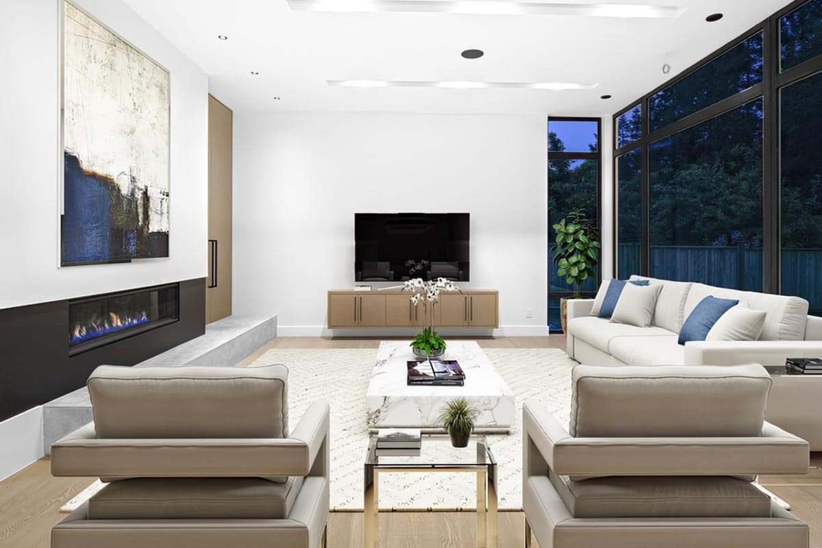 Plan 270073AF: 4-Bed Modern House Plan with All Bedrooms Upstairs - 4003 Sq Ft - Image #9 - Contemporary, Modern, Northwest, Prairie