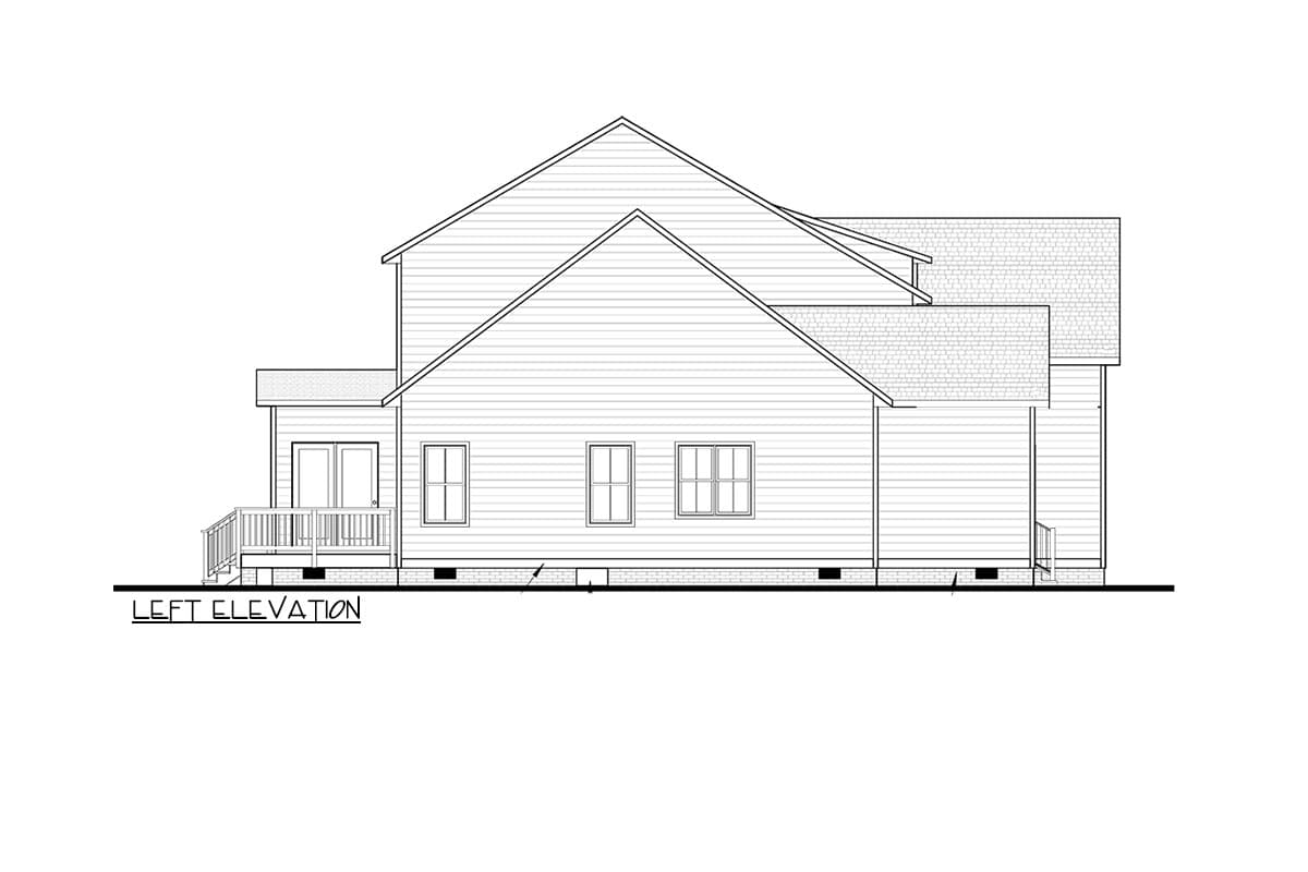 Plan 83640CRW: 2-Story Modern Farmhouse Plan with Optional 5th Bedroom - Image #10 - Country, Craftsman, Modern Farmhouse, New American