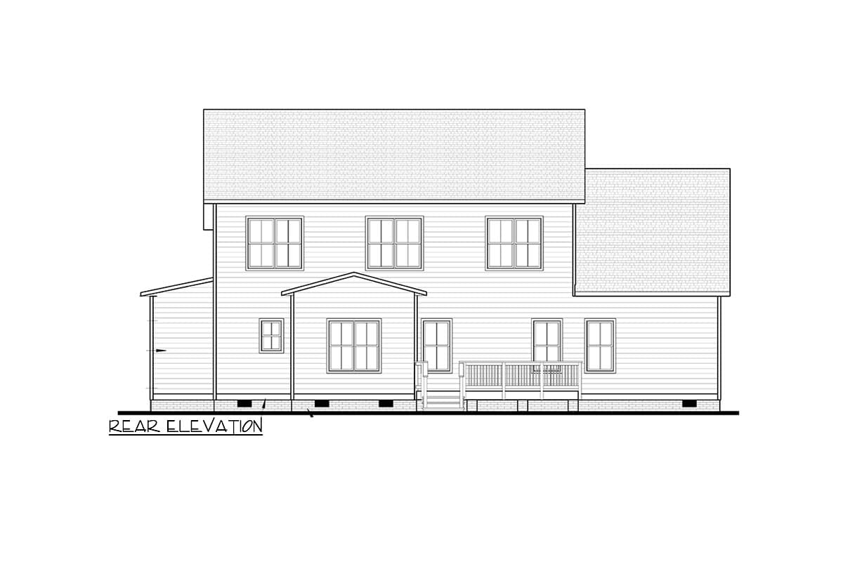 Plan 83640CRW: 2-Story Modern Farmhouse Plan with Optional 5th Bedroom - Image #11 - Country, Craftsman, Modern Farmhouse, New American