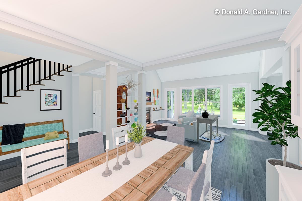 Plan 444398GDN: 2 Story Modern Farmhouse Plan Under 2000 Square Feet with Bonus Expansion - Image #5 - Country, Craftsman, Farmhouse, Modern Farmhouse, New American