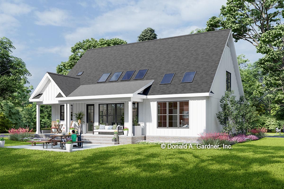 Plan 444398GDN: 2 Story Modern Farmhouse Plan Under 2000 Square Feet with Bonus Expansion - Image #6 - Country, Craftsman, Farmhouse, Modern Farmhouse, New American