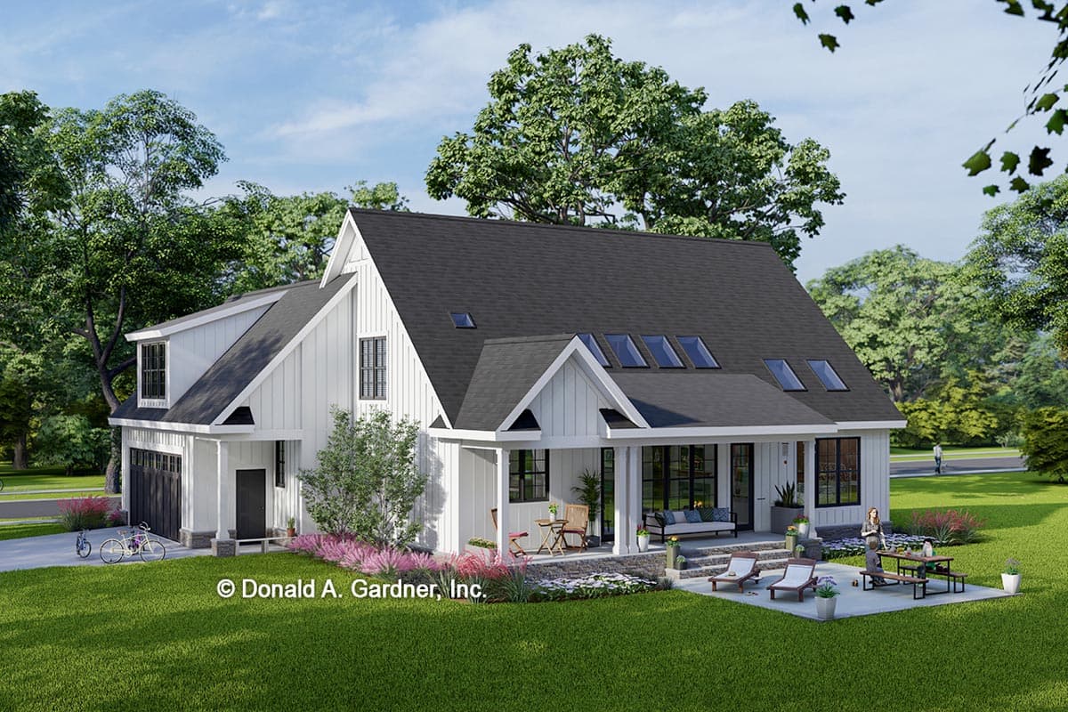 Plan 444398GDN: 2 Story Modern Farmhouse Plan Under 2000 Square Feet with Bonus Expansion - Image #7 - Country, Craftsman, Farmhouse, Modern Farmhouse, New American
