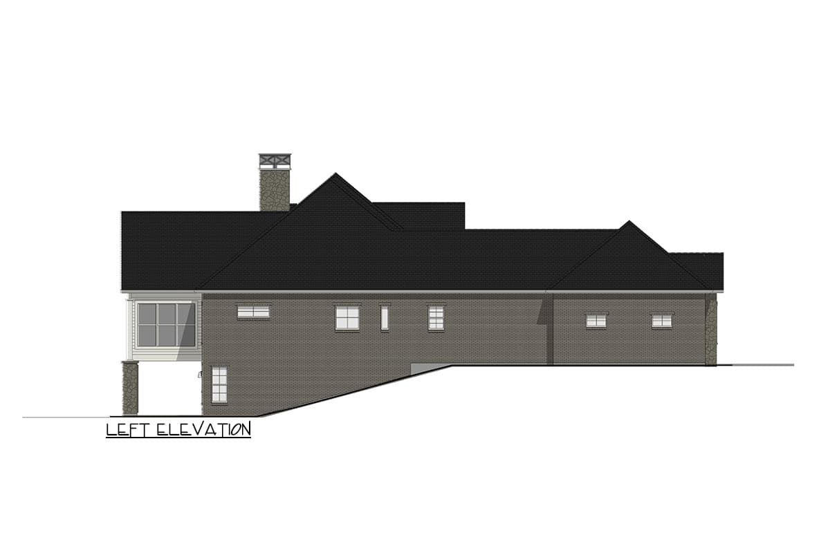 Plan 64535SC: Traditional Lake House Plan with Screened Deck and Option to Finish Basement - Image #23 - Country, Farmhouse, Modern Farmhouse, Rustic, Traditional