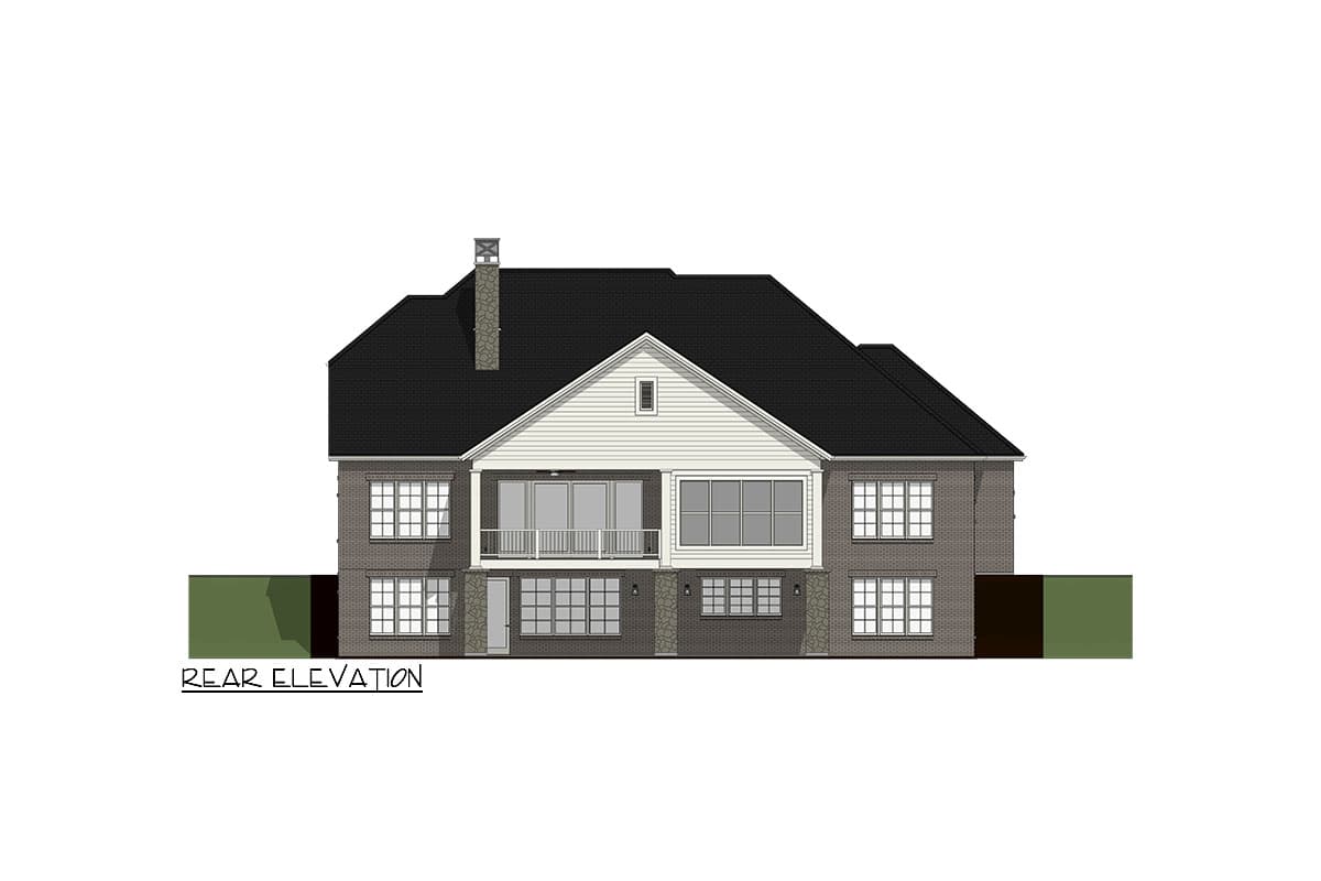 Plan 64535SC: Traditional Lake House Plan with Screened Deck and Option to Finish Basement - Image #24 - Country, Farmhouse, Modern Farmhouse, Rustic, Traditional