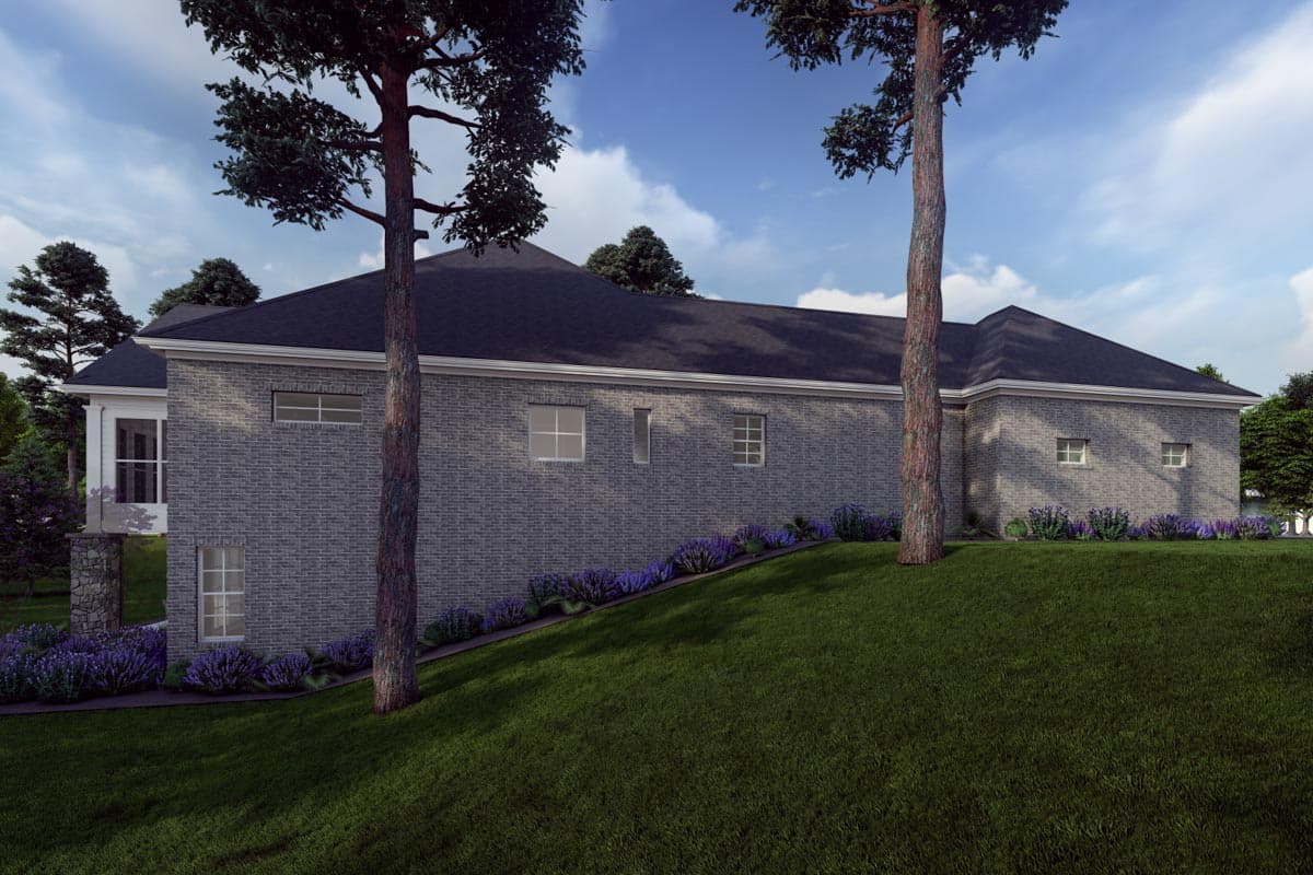 Plan 64535SC: Traditional Lake House Plan with Screened Deck and Option to Finish Basement - Image #8 - Country, Farmhouse, Modern Farmhouse, Rustic, Traditional