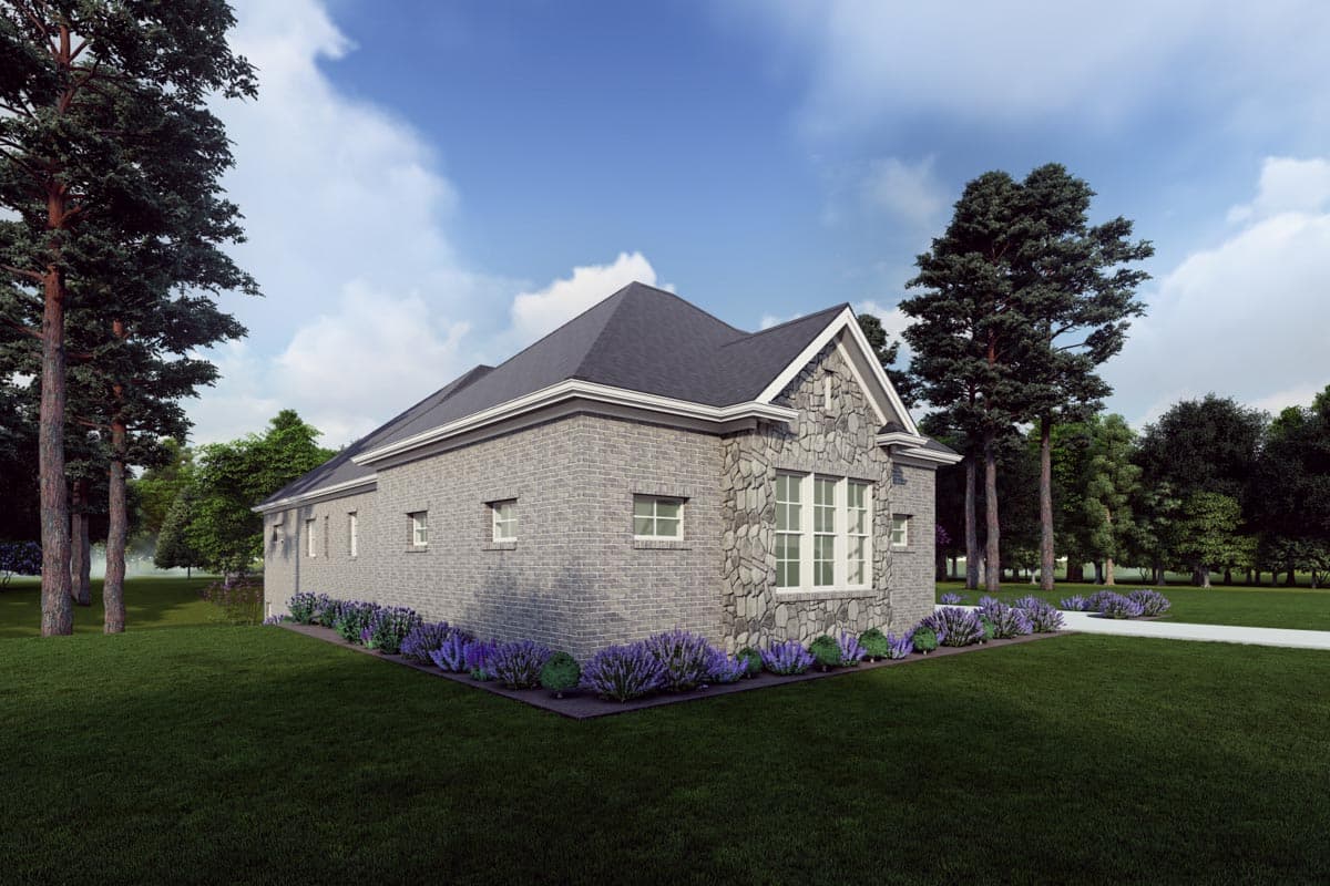 Plan 64535SC: Traditional Lake House Plan with Screened Deck and Option to Finish Basement - Image #9 - Country, Farmhouse, Modern Farmhouse, Rustic, Traditional