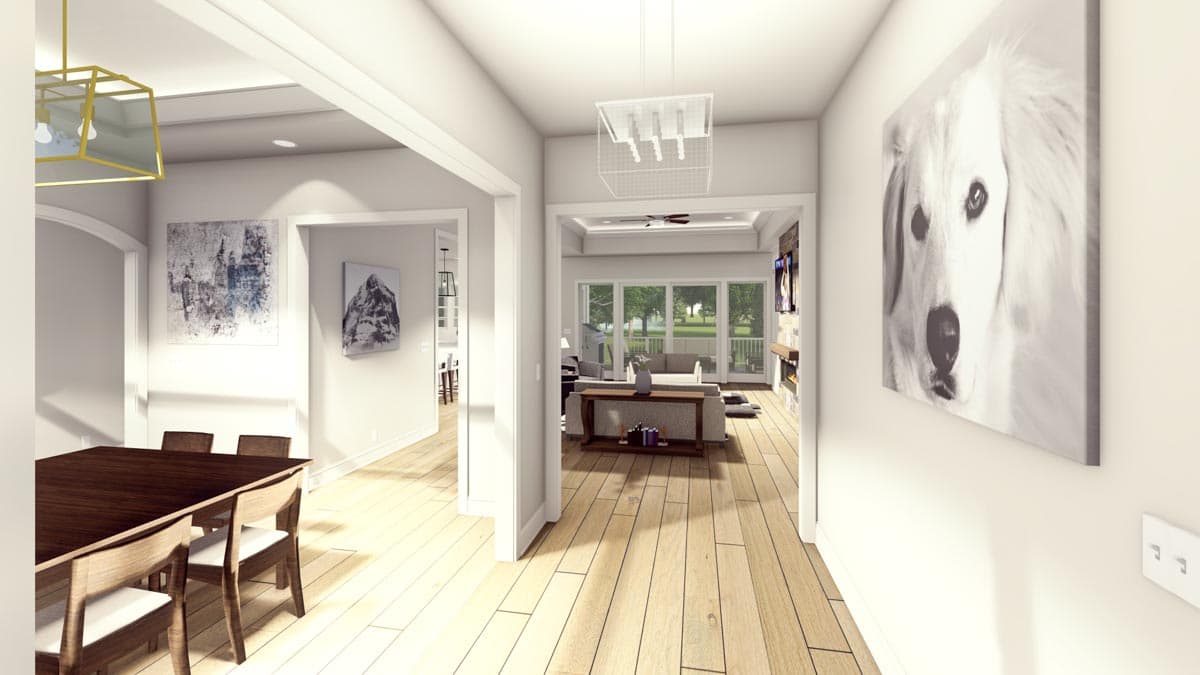 Plan 64535SC: Traditional Lake House Plan with Screened Deck and Option to Finish Basement - Image #14 - Country, Farmhouse, Modern Farmhouse, Rustic, Traditional