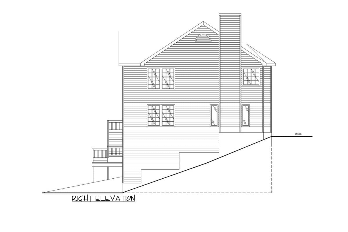 Plan 35143GH: 4-Bedroom Country Mountain House Plan with Walkout Garage - Image #5 - Country, Mountain