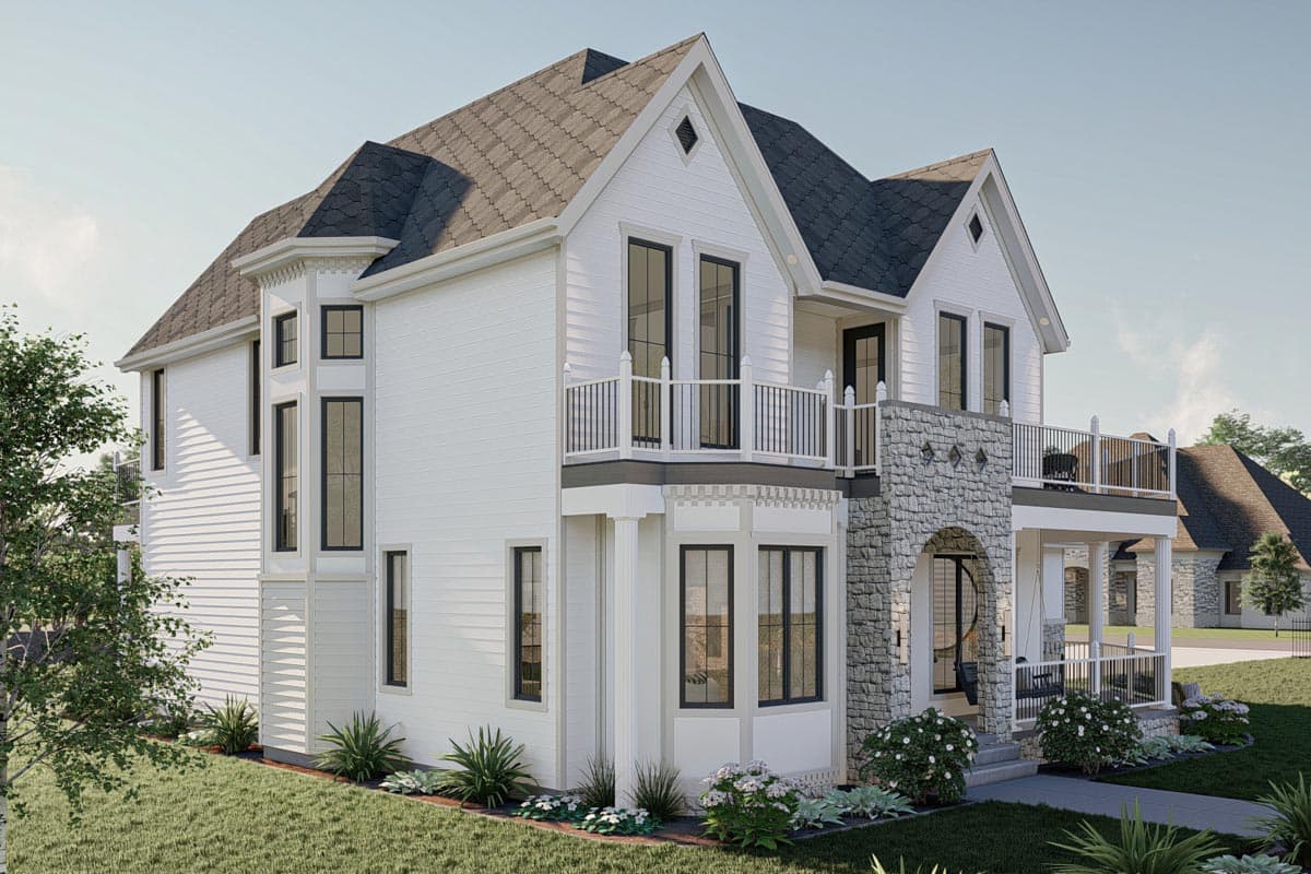 Plan 623240DJ: Contemporary Victorian House Plan Under 3200 Square Feet with 4 Ensuite Bedrooms - Image #18 - Country, Traditional, Victorian
