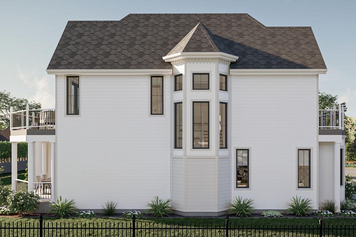 Plan 623240DJ: Contemporary Victorian House Plan Under 3200 Square Feet with 4 Ensuite Bedrooms - Image #19 - Country, Traditional, Victorian
