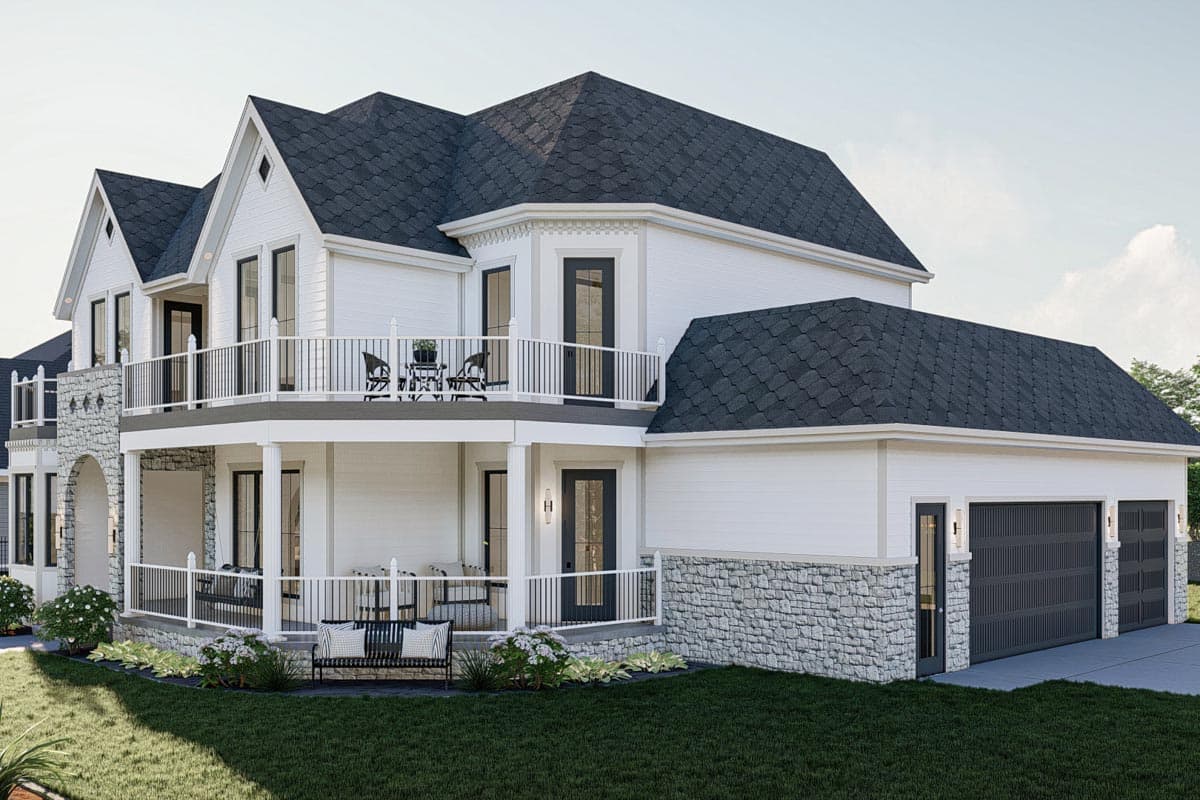 Plan 623240DJ: Contemporary Victorian House Plan Under 3200 Square Feet with 4 Ensuite Bedrooms - Image #21 - Country, Traditional, Victorian