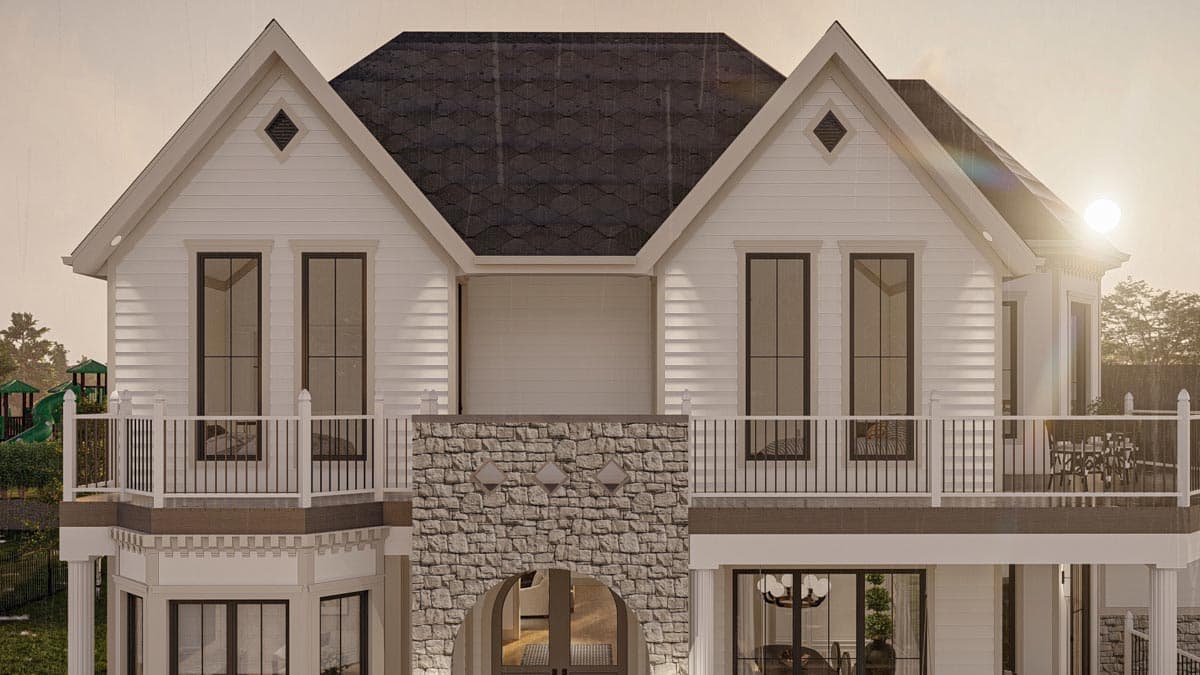 Plan 623240DJ: Contemporary Victorian House Plan Under 3200 Square Feet with 4 Ensuite Bedrooms - Image #25 - Country, Traditional, Victorian