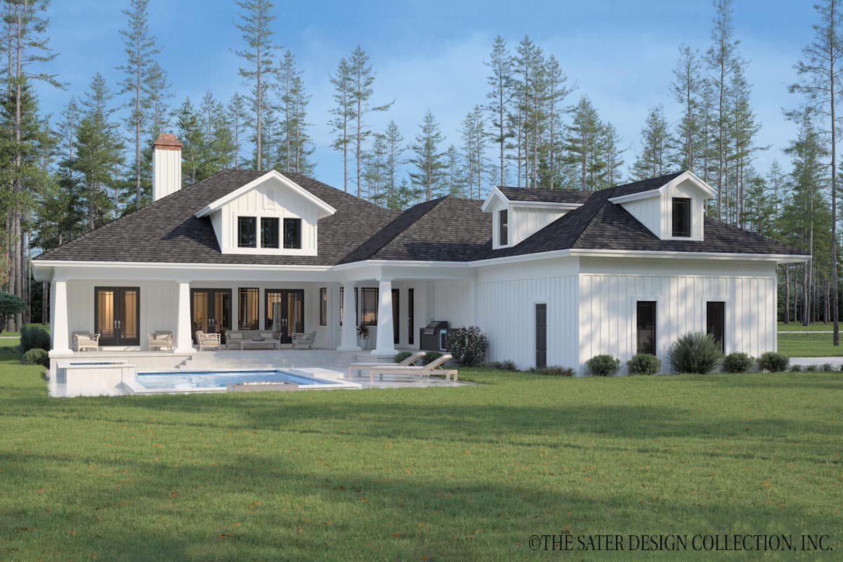 Plan 340120STR: 3 Bed and 4 Bath Modern Farmhouse Under 2600 Square Feet - Image #8 - Country, Farmhouse, Modern Farmhouse, Southern