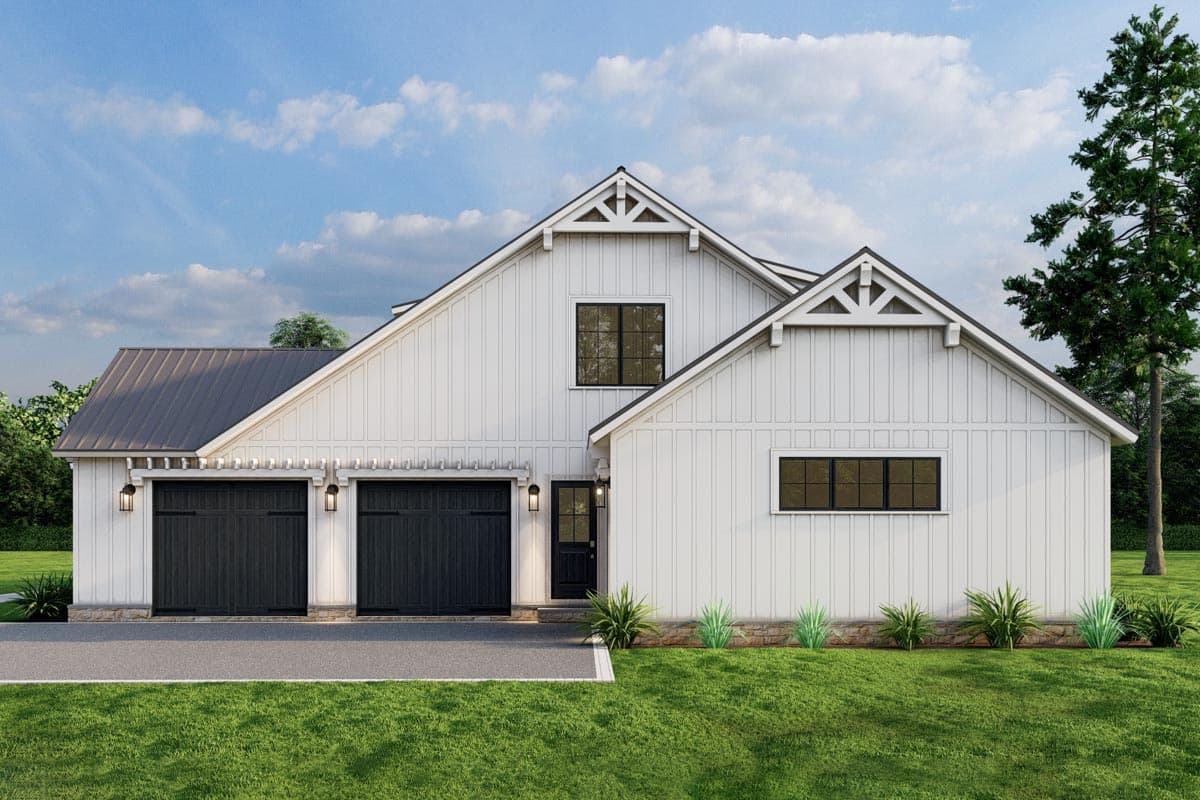 Plan 70848MK: 4-Bed Modern Farmhouse Plan Under 2700 Square Feet with Vaulted Outdoor Living Space - Image #16 - Country, Craftsman, Modern Farmhouse, New American, Rustic