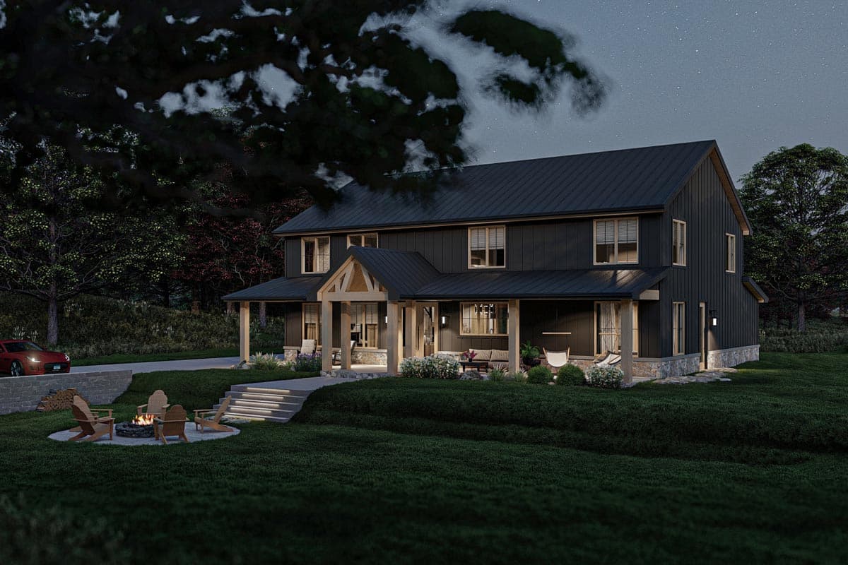 Plan 623242DJ: Barndominium-Style House Plan with Home Office and 4 Bedrooms - Image #20 - Barndominium, Country, Farmhouse, Modern Farmhouse, New American, Rustic