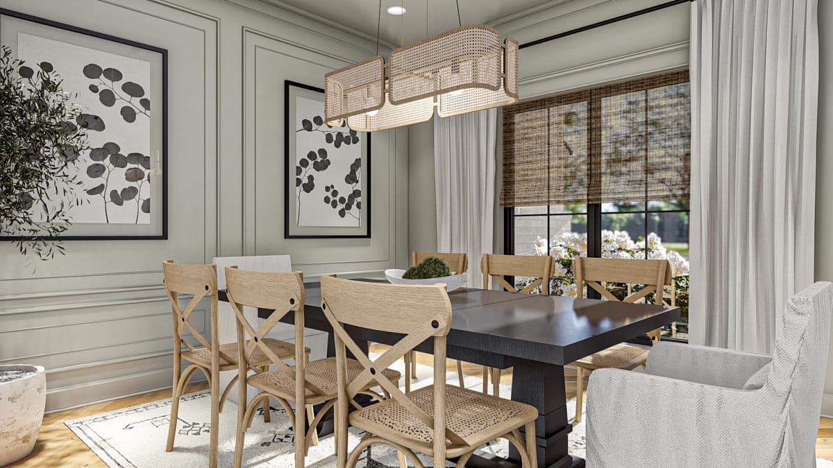 Plan 623243DJ: 2761 Square Foot New American Farmhouse with 4 Upstairs Bedrooms and Laundry - Image #8 - Country, Craftsman, Modern Farmhouse, New American