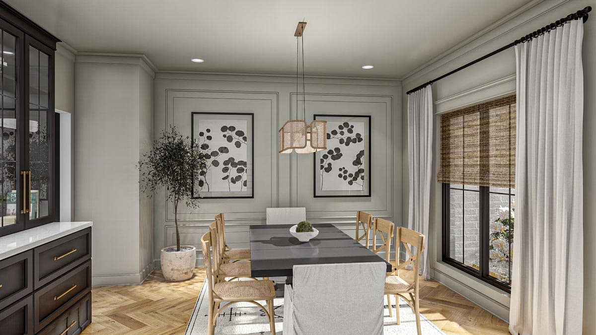 Plan 623243DJ: 2761 Square Foot New American Farmhouse with 4 Upstairs Bedrooms and Laundry - Image #9 - Country, Craftsman, Modern Farmhouse, New American