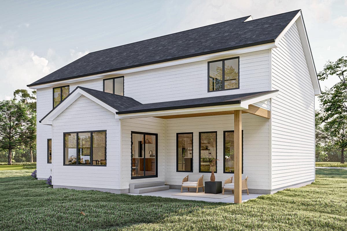 Plan 623243DJ: 2761 Square Foot New American Farmhouse with 4 Upstairs Bedrooms and Laundry - Image #15 - Country, Craftsman, Modern Farmhouse, New American
