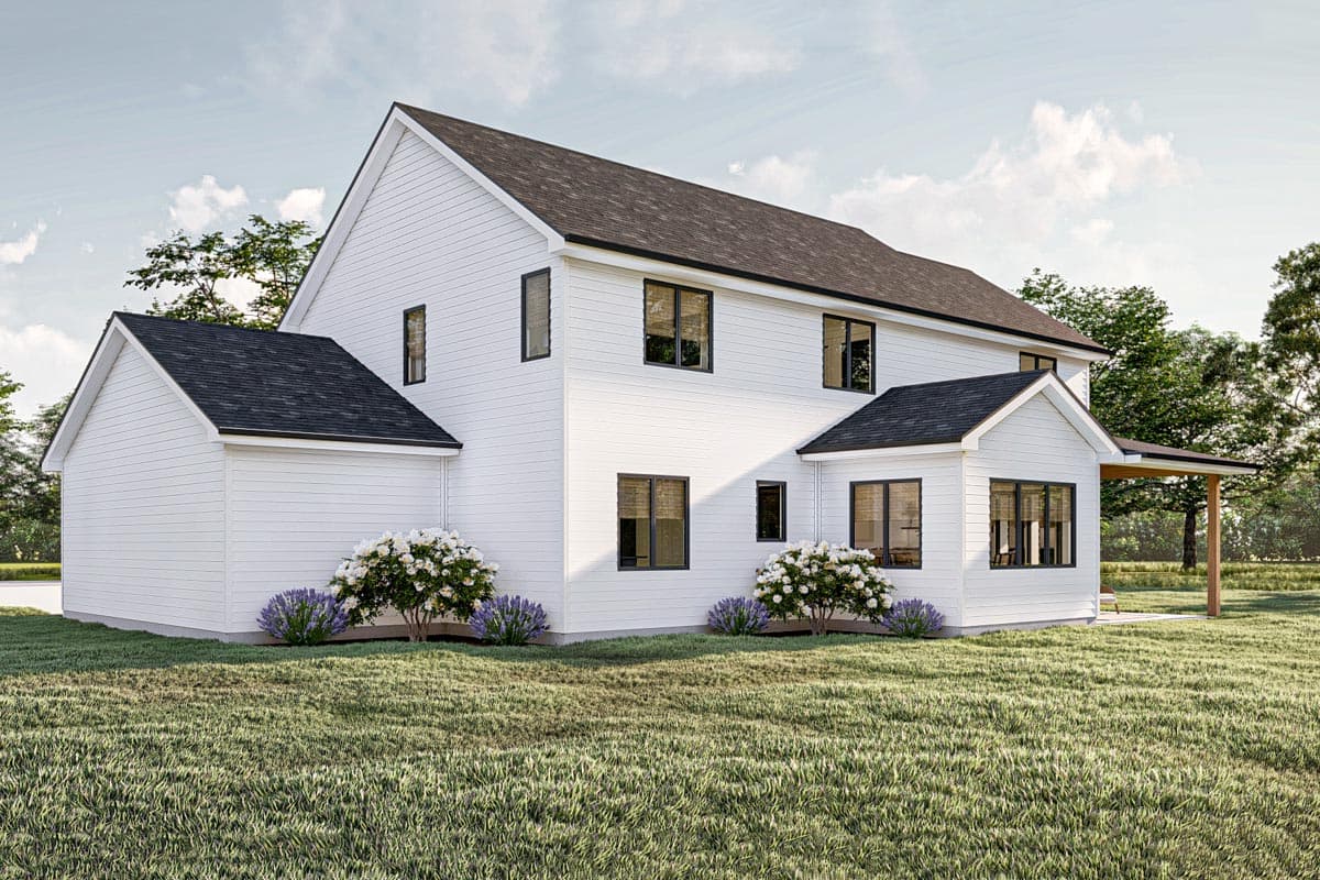 Plan 623243DJ: 2761 Square Foot New American Farmhouse with 4 Upstairs Bedrooms and Laundry - Image #16 - Country, Craftsman, Modern Farmhouse, New American